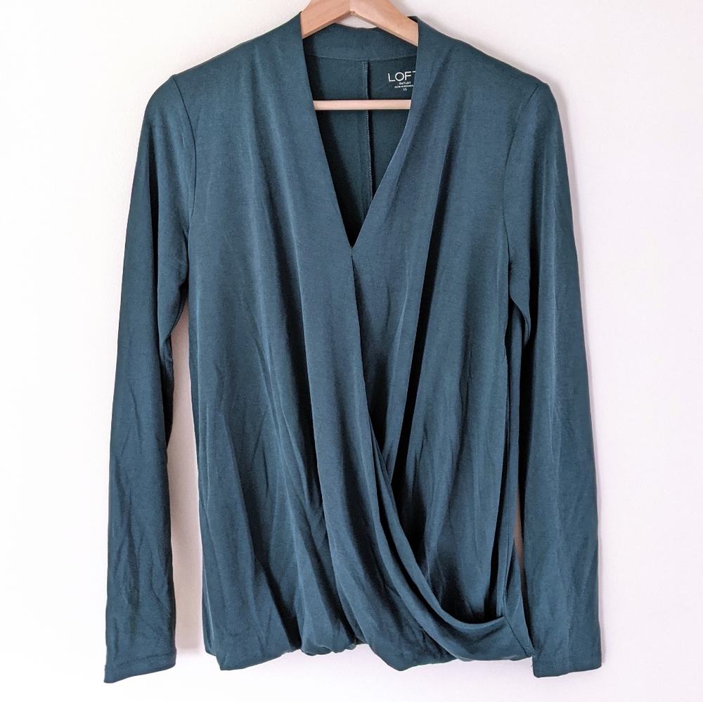 Loft cross front blouse